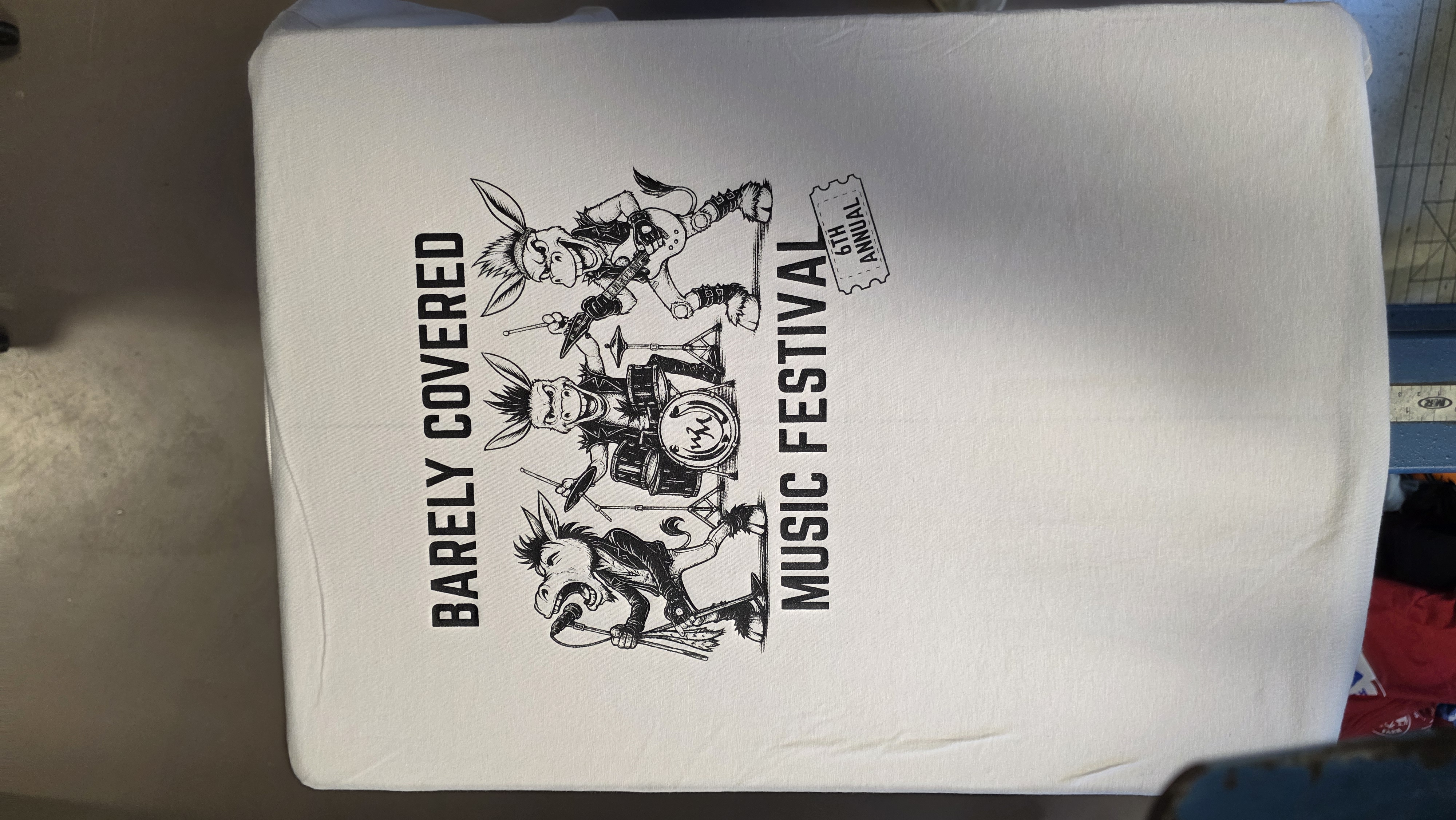 Barely Covered Music Festival screenprint