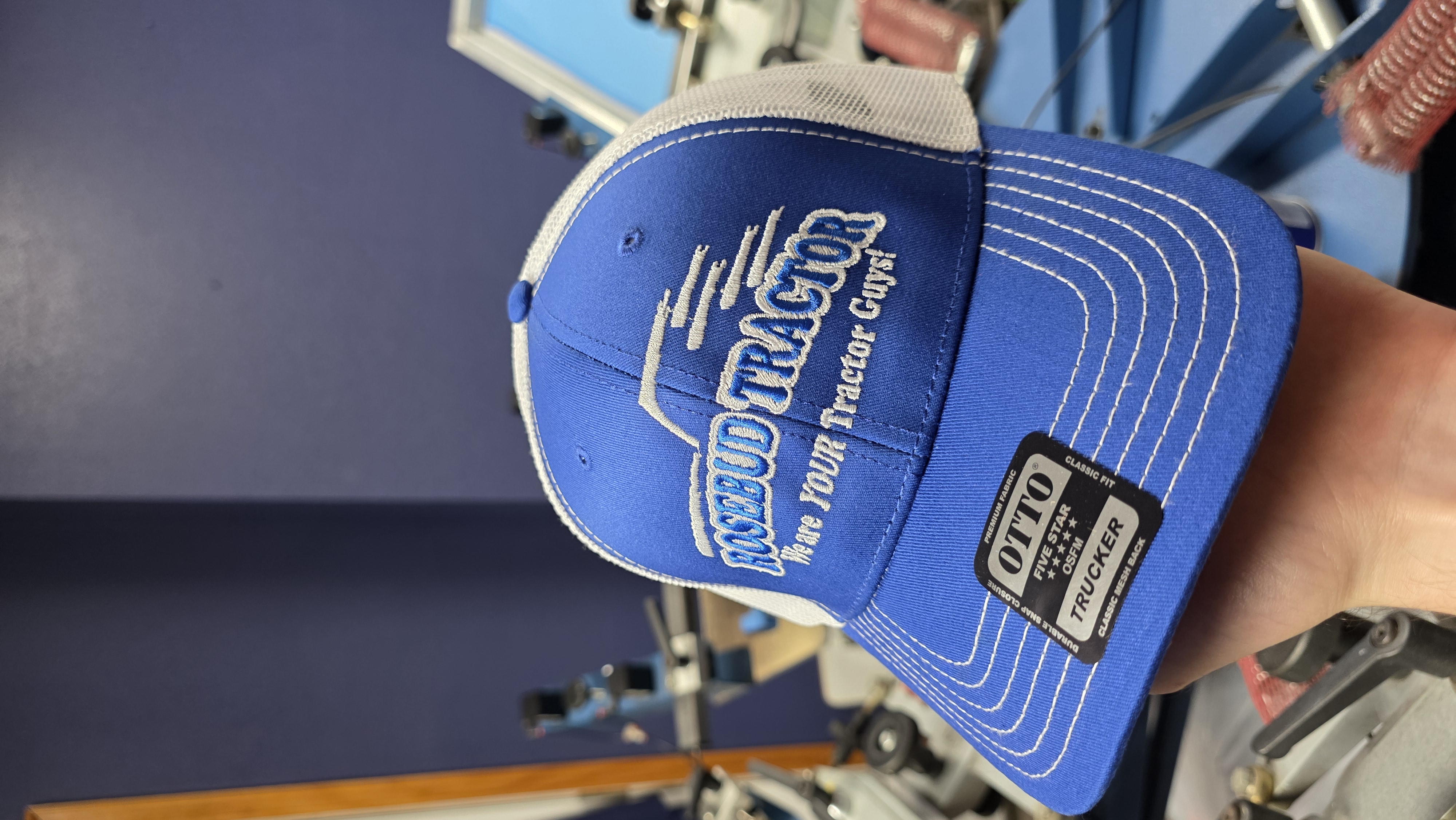 JK leather patch hat